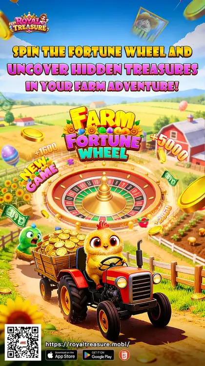 Farm Fortune Wheel on Royal Treasure