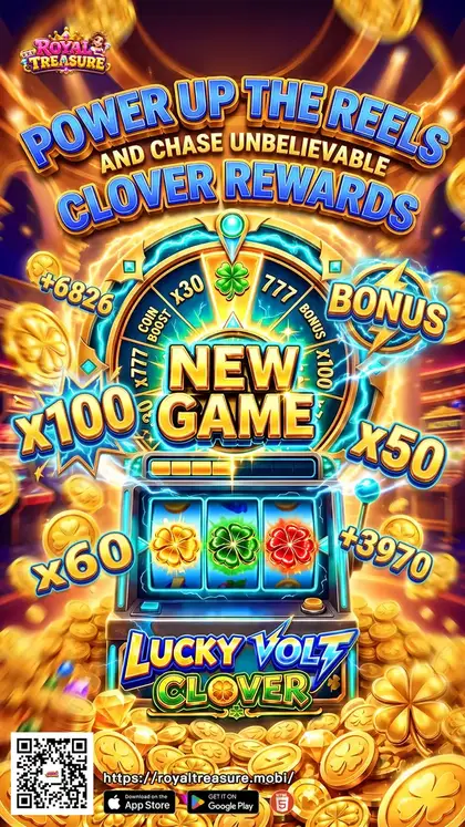 Lucky Volt Clover on Royal Treasure