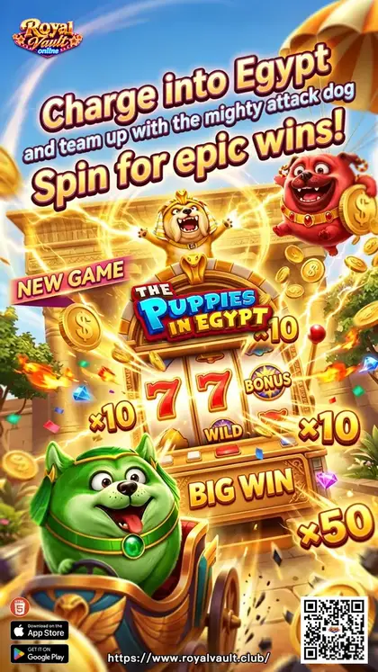 Egyptian Hound Battle on Royal Vault
