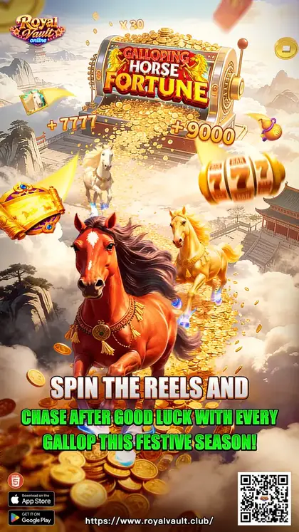 Galloping Horse Fortune on Royal Vault