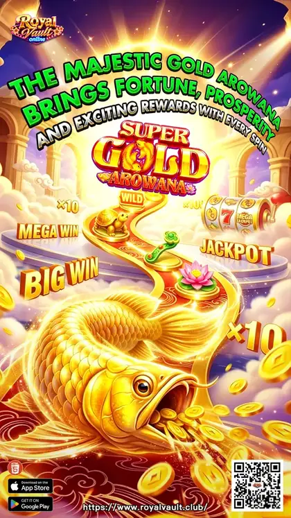 Super Gold Arowana on Royal Vault