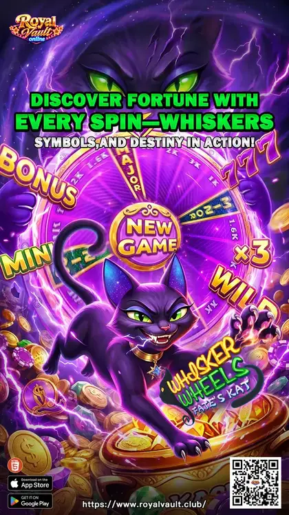 Whisker Wheel: Cat of Fortune on Royal Vault